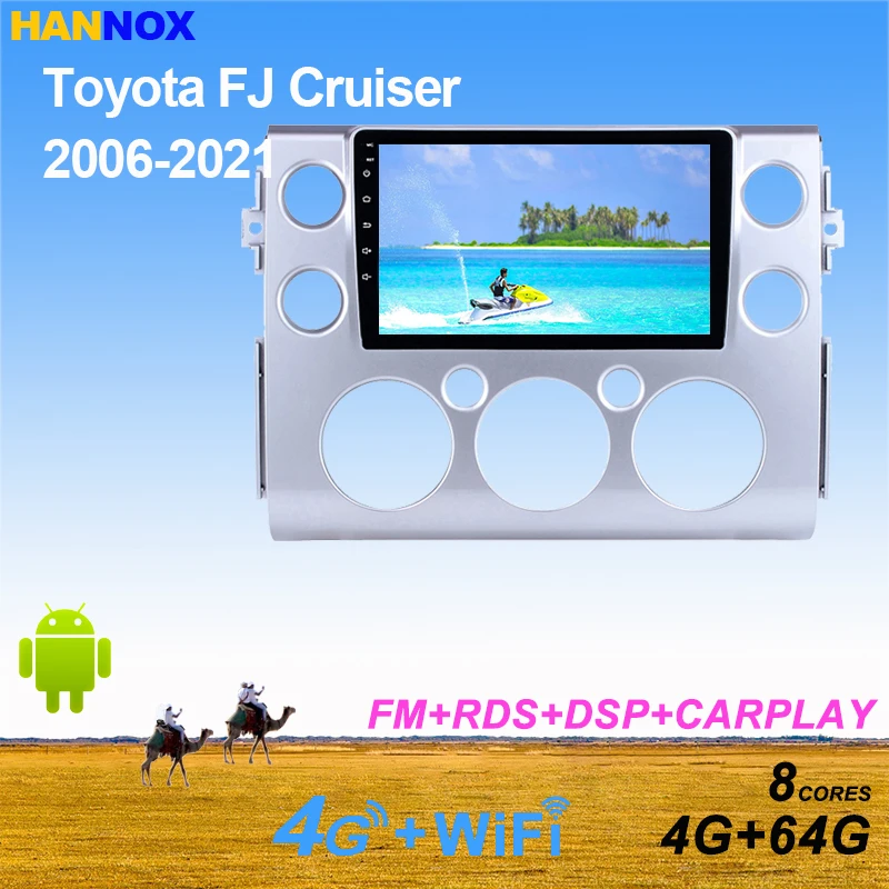 

Android11.0 автомобильный радиоприемник для Toyota FJ круиз 2006 2007 2008 2009 2010 2011 2012 2013-2021 мультимедийный плеер стерео GPS навигация