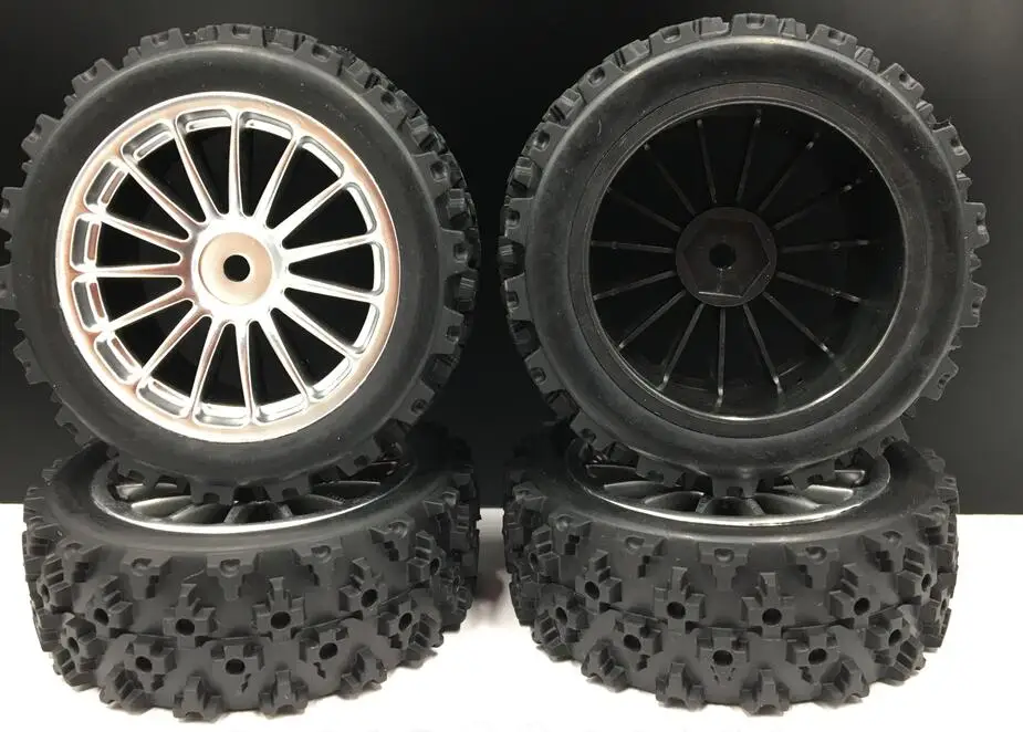 Твердые автомобильные шины 1/10 Kyosho RC fs для легковых автомобилей с шестигранным