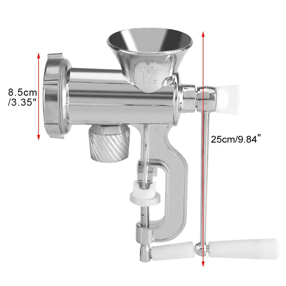 

Sausage Stuffer Maker Machine Stainless Steel Hand Operated Meat Grinder Household Blade Alloy Meat Meat Grinder