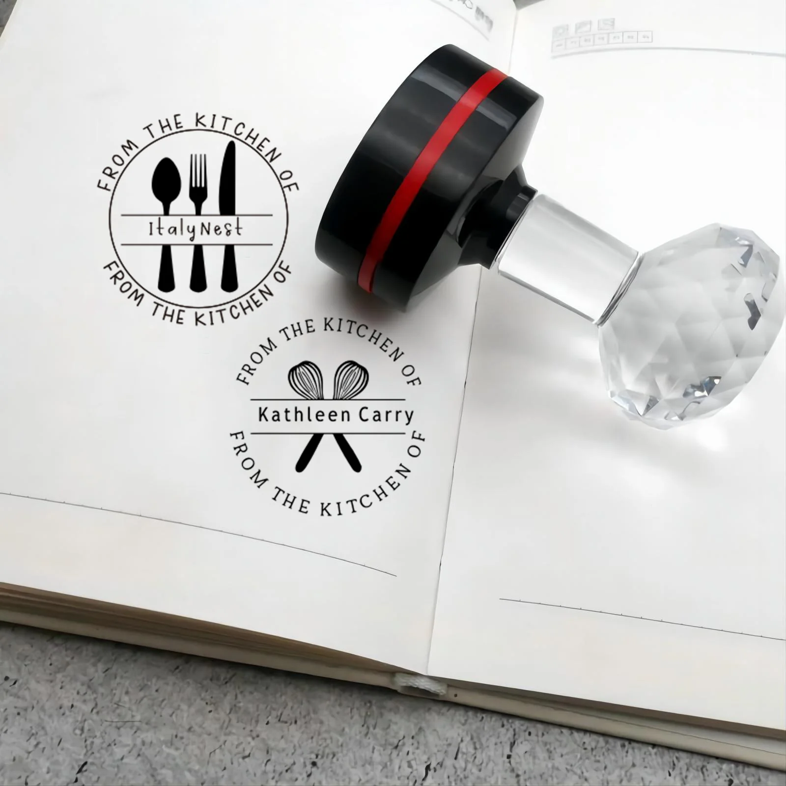 

Kitchen Stamp Personalized Custom Name Stamp Self Inking From the Kitchen Of , This Kitchen Belongs To, Back to Kitchen