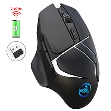 Wireless Mouse Rechargeable Colorful Luminous 2.4G Game Office Home Student Mouse Suitable for Desktop Computer Laptop