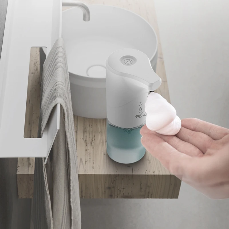 

380ML Touchless Foaming Soap Dispenser Smart Sensor Dispenser Bathroom Kitchen Hand Washer Automatic Soap Dispenser