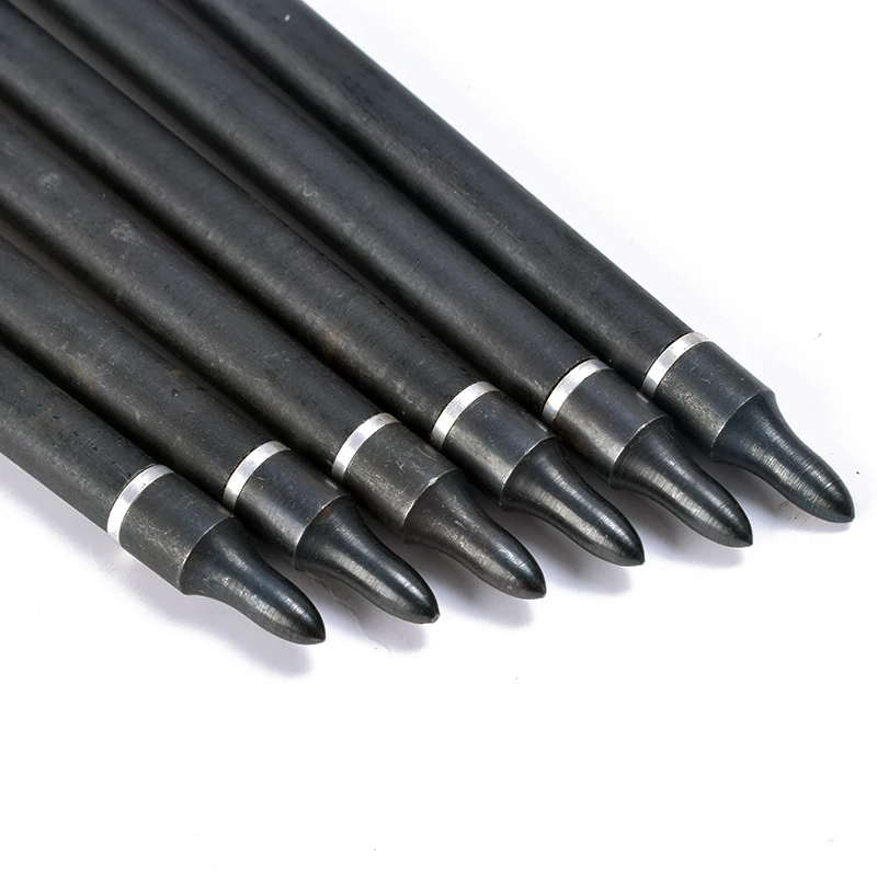 6/12/24 шт. охотничий блочный лук углеродные стрелы болты индейки лопасти для лука