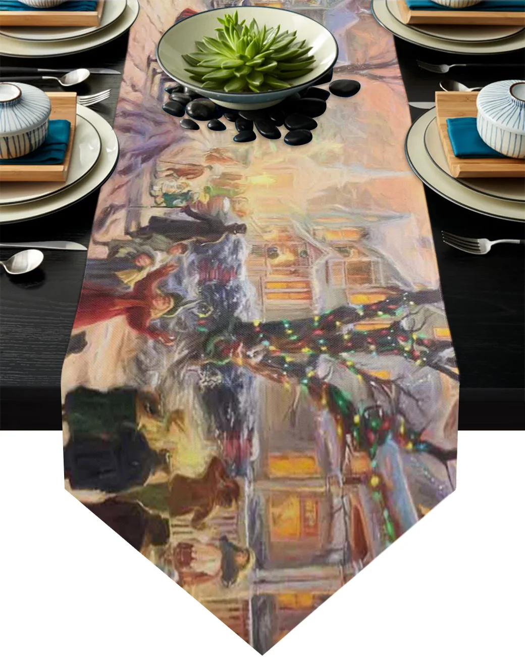 

Рождественские скатерти в виде Санты, скатерти, украшение для свадебной вечеринки, Рождества, скатерти для стола, новогодний и Рождественск...