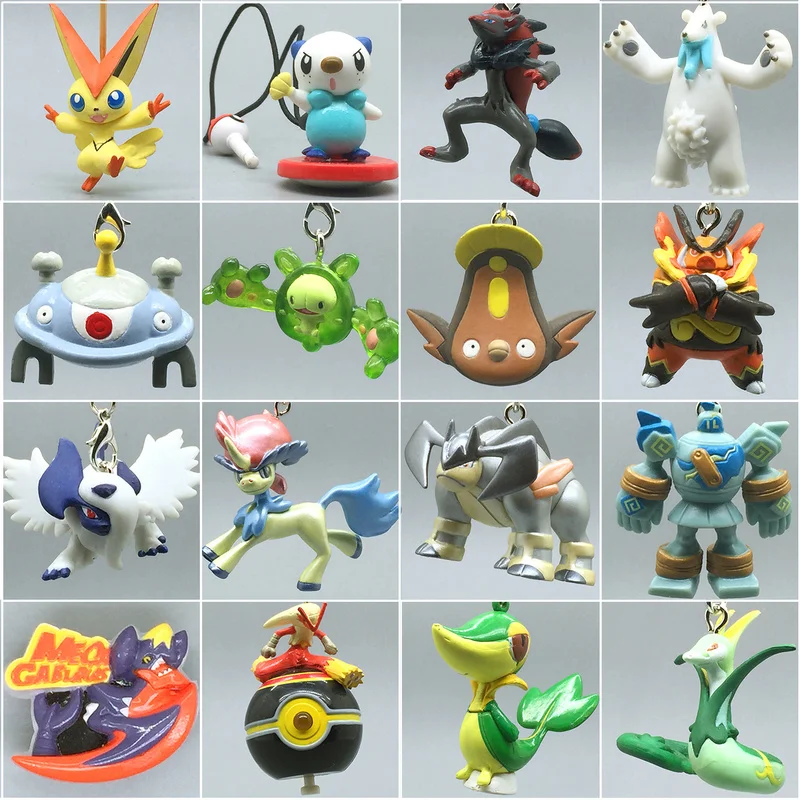 Подлинный Покемон 3 4 5 поколение кукла карманный монстр игрушка брелок с