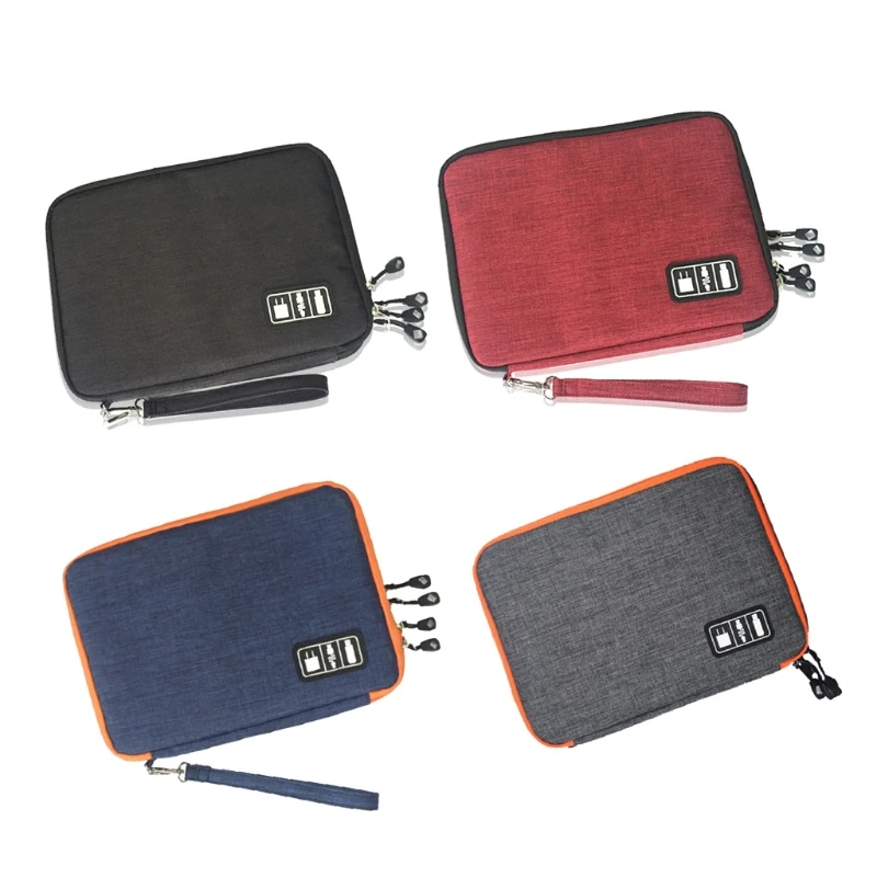 

New Multifunctional Digital Storage Bag Double-layer Large-Capacity Data Cable Digital Document Travel Storage Bag