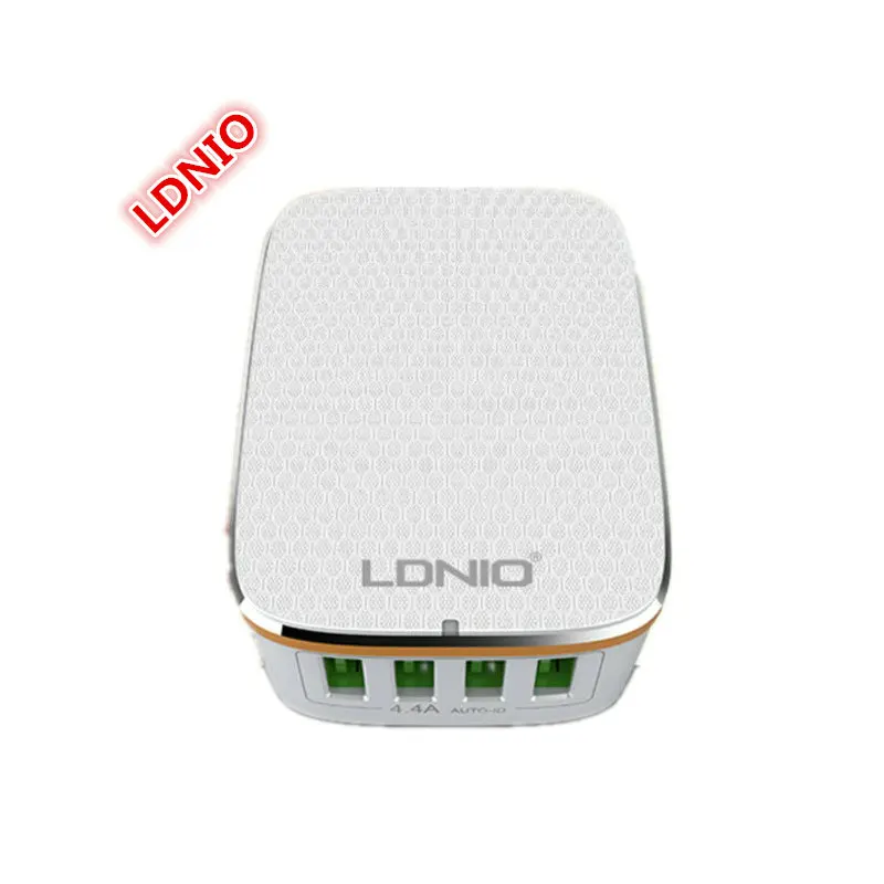 Wholesale folded us pin changeable eu uk plug 5V4.4A 4USB port quick charge Charger for smart Phone iphone samsung ipad tablet|charger for|us