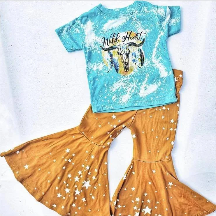 Осенне зимняя одежда с головой коровы для маленьких девочек и мальчиков