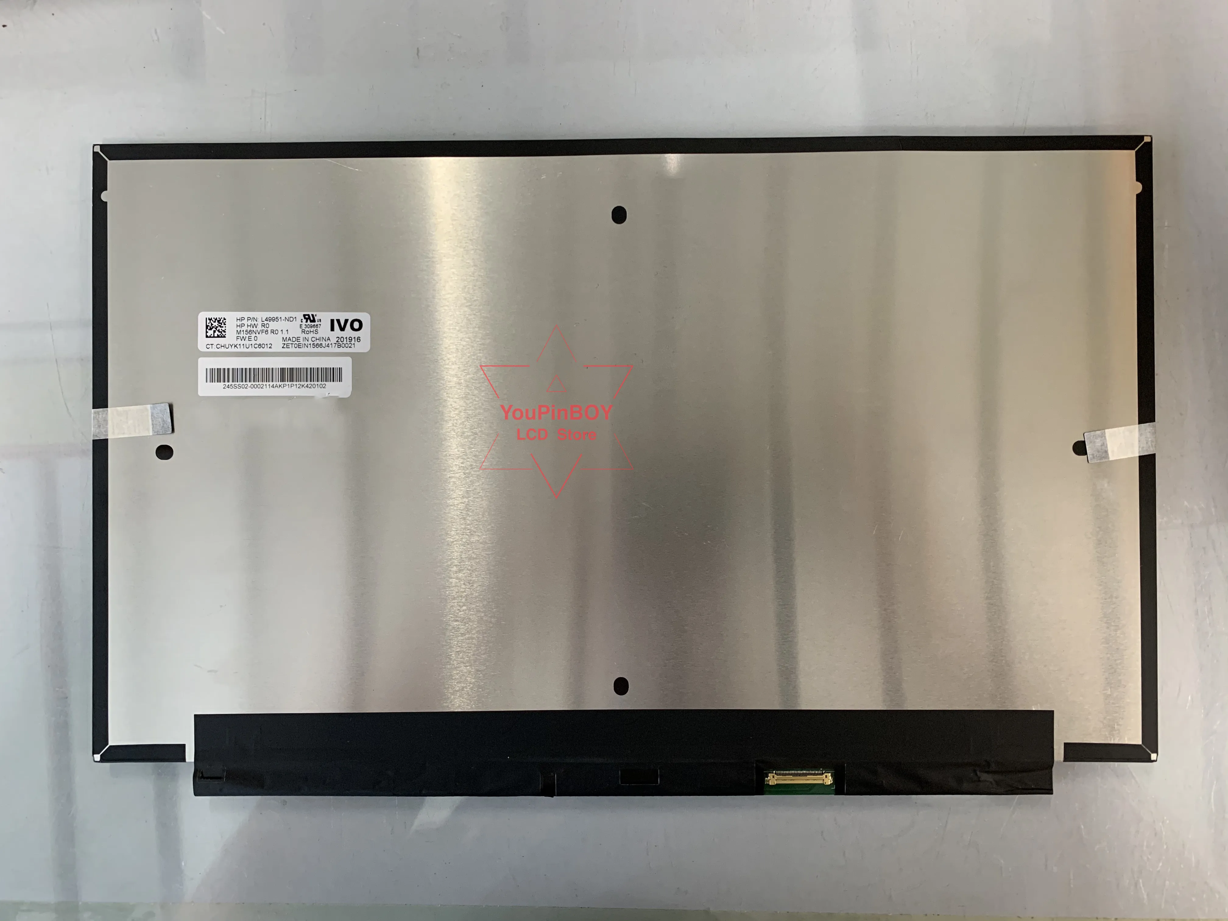 Экран IPS FHD 15 6*1920 EDP 1080 дюйма 30 контактов для ноутбука HP ЖК-дисплей M156NVF6 R0 1 P/N L49951-ND1