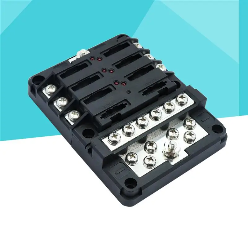 1 шт. 6 способов 100 А 32 в держатель предохранителя винтового типа 12P шина для лодки