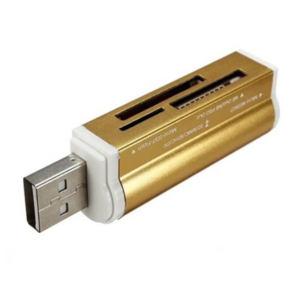 Многофункциональный USB 2 0 Micro SD TF MMC SDHC MS высокоскоростной считыватель карт памяти