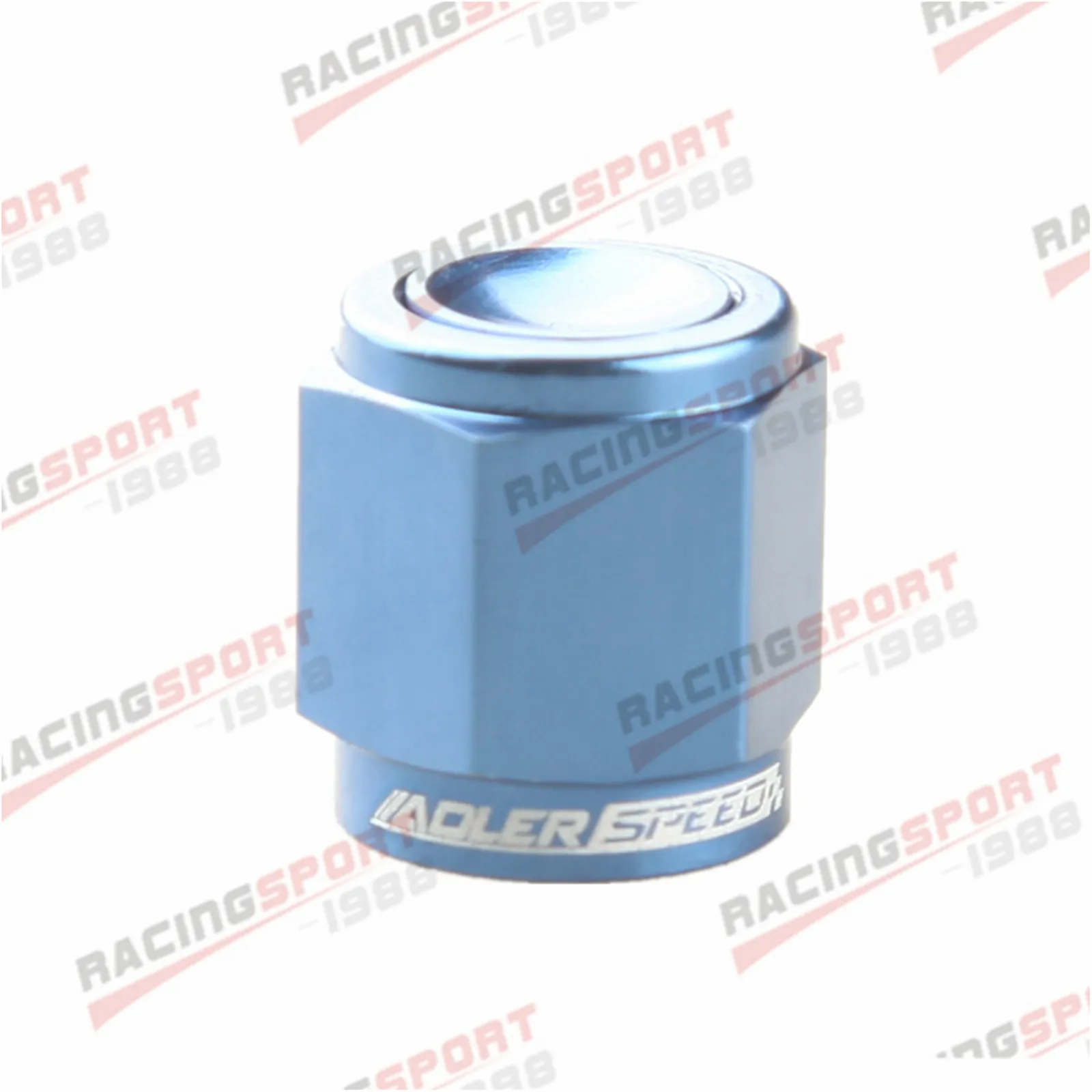 

ADLERSPEED AN-4 AN4 -4AN Flare Cap Block Off Adapter Aluminum Fitting Blue