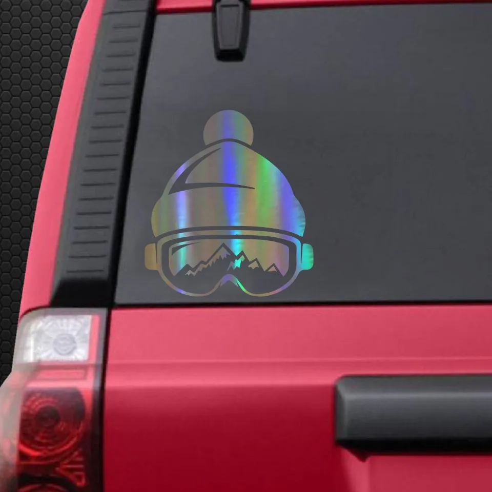11*10 см Автомобильная наклейка детский лыжный автомобиль бампер стикер s и