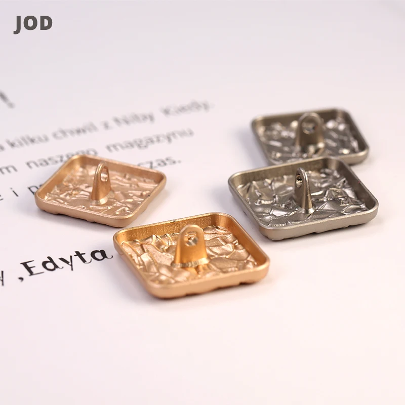 Квадратные металлические пуговицы 25 мм 30 для одежды рукоделия Женское пальто