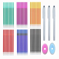 105pcslot erasable pen colorful ink refills gel ballpoint pens office writing supplies stationery for school 2021