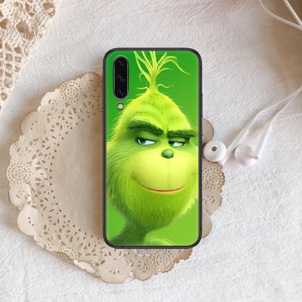 

Grinchs Christmas Phone Case Cover For Samsung Galaxy A7 9 8 10 20 20e 21 S 30 30S 31 41 50 50S 51 70 71 91 black Cover Pretty