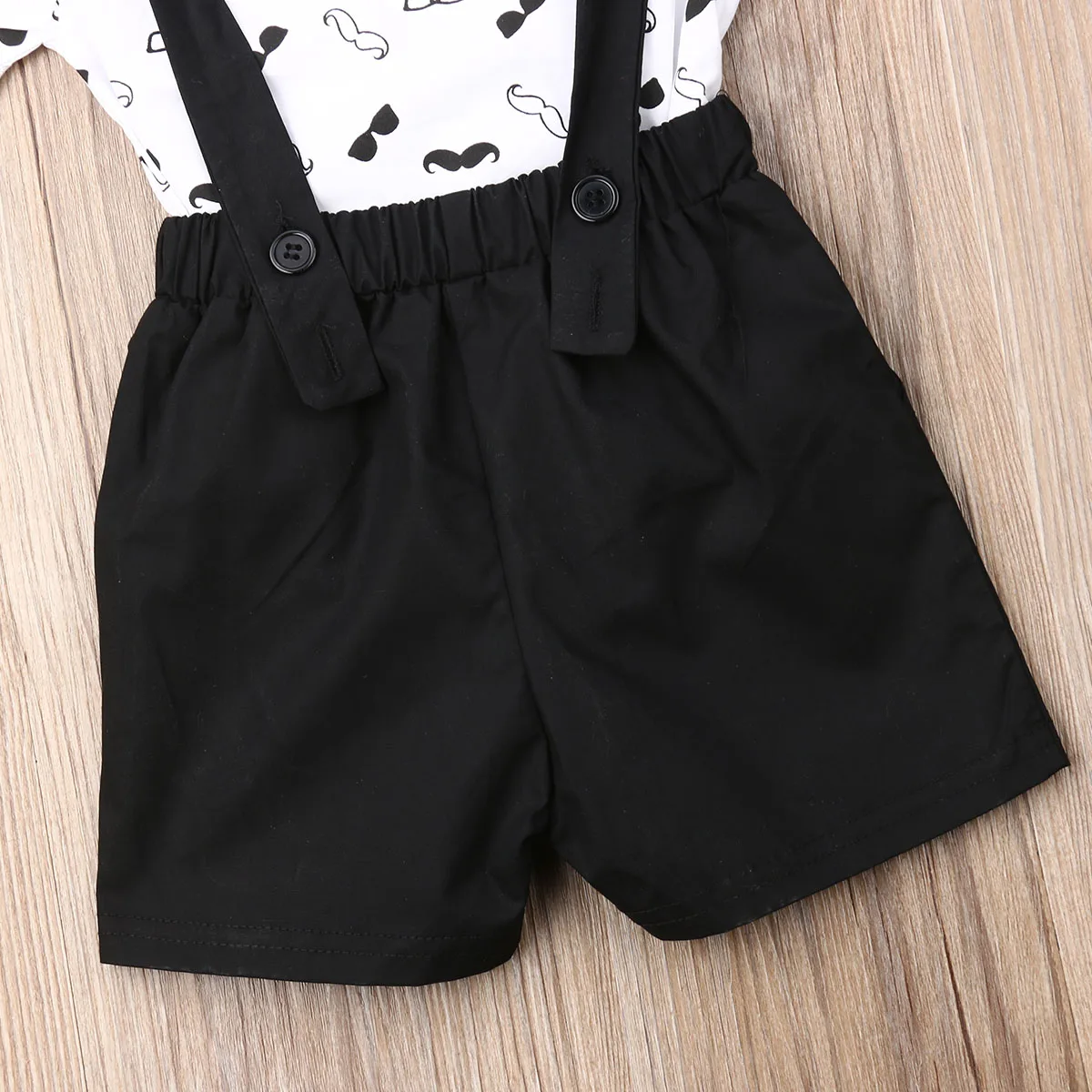 

2019 Newborn Infant Baby Boy Outfits Clothes Set Romper Bodysuit Gentleman Pants 0-24M 2pcs Toddler Boys Clothes Set