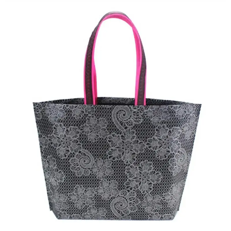 

Non-woven Fabric Bag Portable Shopping Bag Durable Food Advertising Handbag Pouch Bag Supermarket Market Tote Shopping Bag