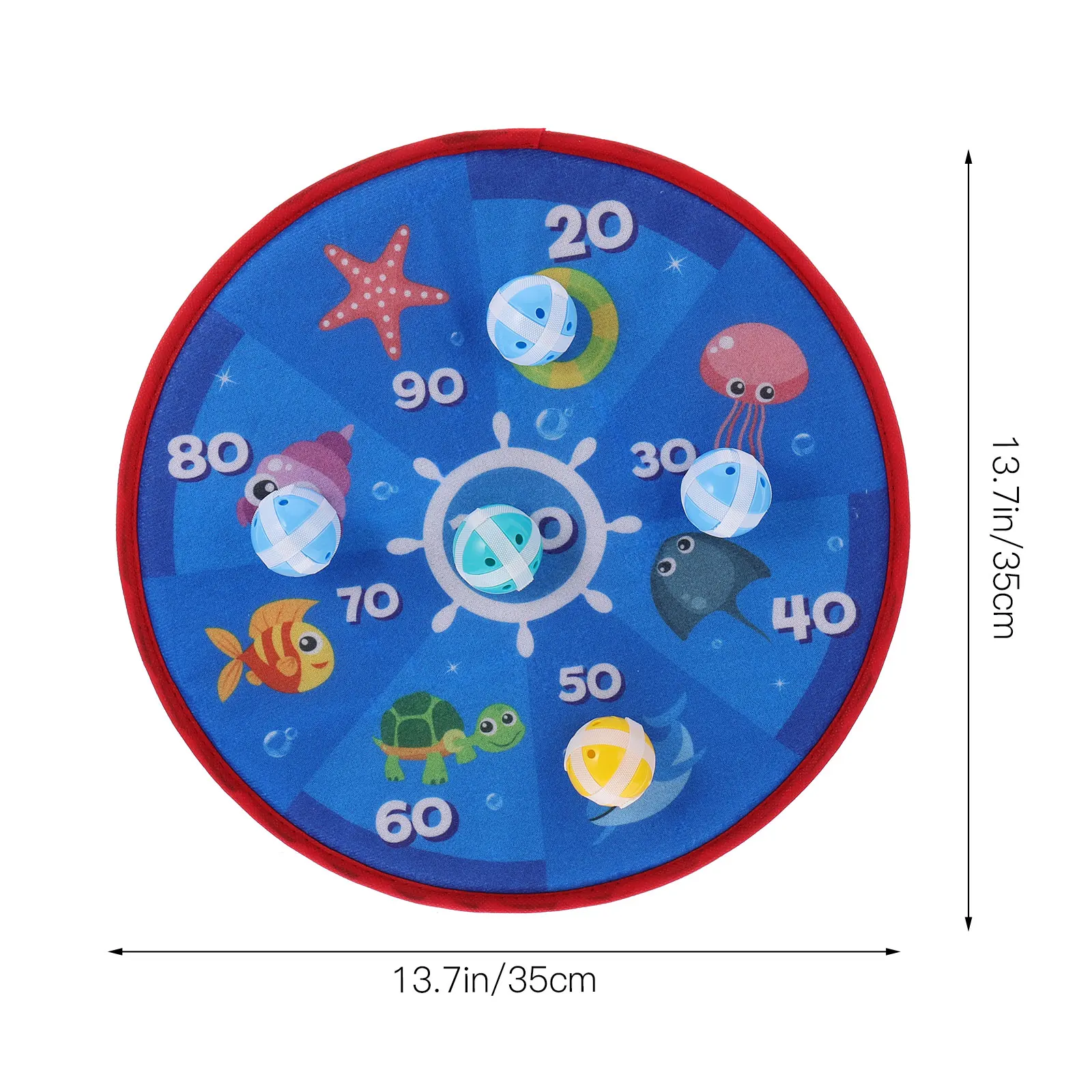 

2 Sets Children Sticky Ball Toys Dart Board Toys Cartoon Throwing Darts Toys Indoor Throwing Toys
