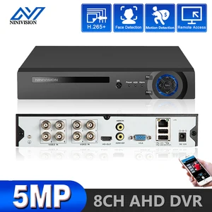 h 265 6in1 4ch8ch16ch ahd dvr surveillance security cctv recorder dvr 5mp n hybrid dvr board for analog ahd cvi tvi ip camera free global shipping