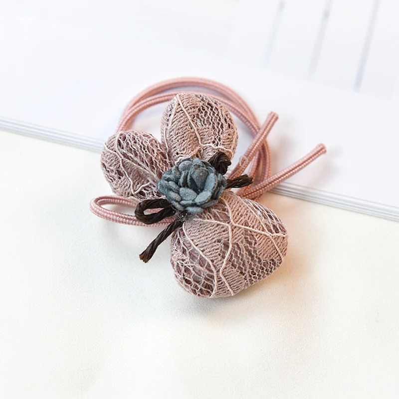 

2019 Winter Children Cute Rabbit Cactus Tree Leaves Scrunchies Rubber Bands Girls Candy Elastic Hair Bands Kids Hair Accessories