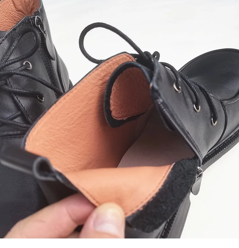 Мужские полусапожки Careaymade из натуральной кожи широкие рабочие ботинки для