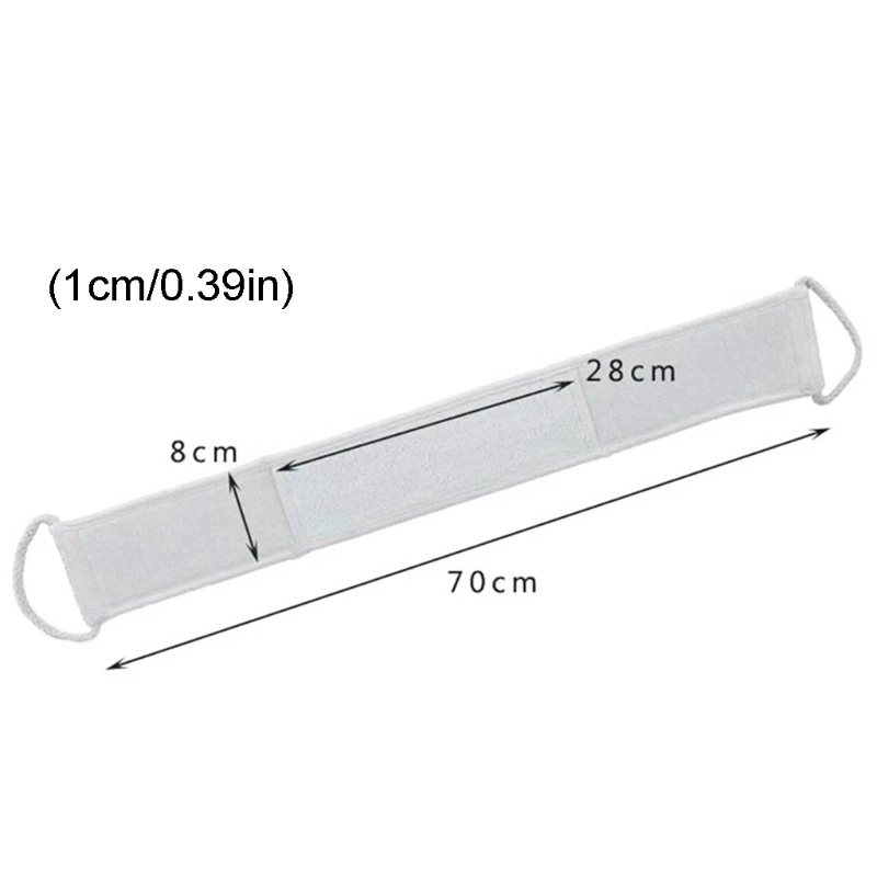 

70cm Natural Loofah Back Scrubber Washer Shower Exfoliating Body Deep Cleaning Double Sided Massage Bath Sponge Bathroom Accesso