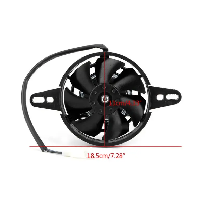 

Oil Cooler Engine Radiator Electric Cooling Fan Fit for 150cc 200cc 250cc Buggy