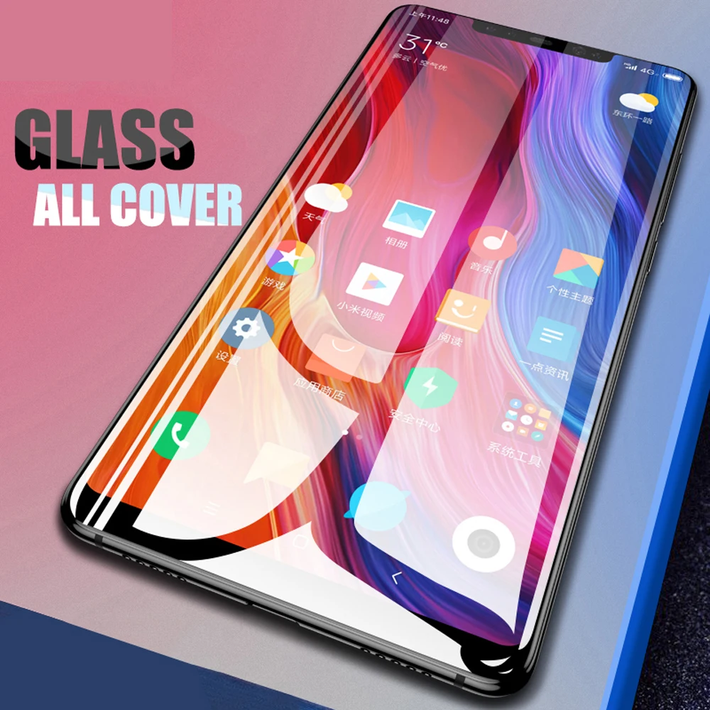 Для Xiaomi Mi A1 A2 Lite Mix 2 2s 3 Pocophone F1 защитное стекло Защита для экрана телефона