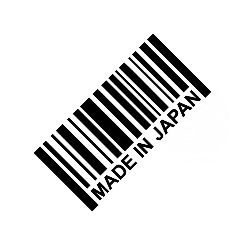 

Made In Japan Car Sticker Vinyl Auto Accessories Car Window Car Styling Decal PVC 14cmx7cm Cover Scratches Waterproof