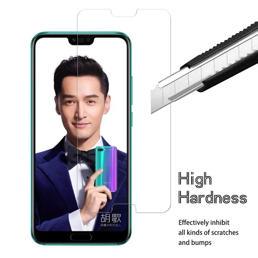 2.5D 9H HD закаленное стекло для Huawei Honor 10 10i Защита от царапин телефона Защитная