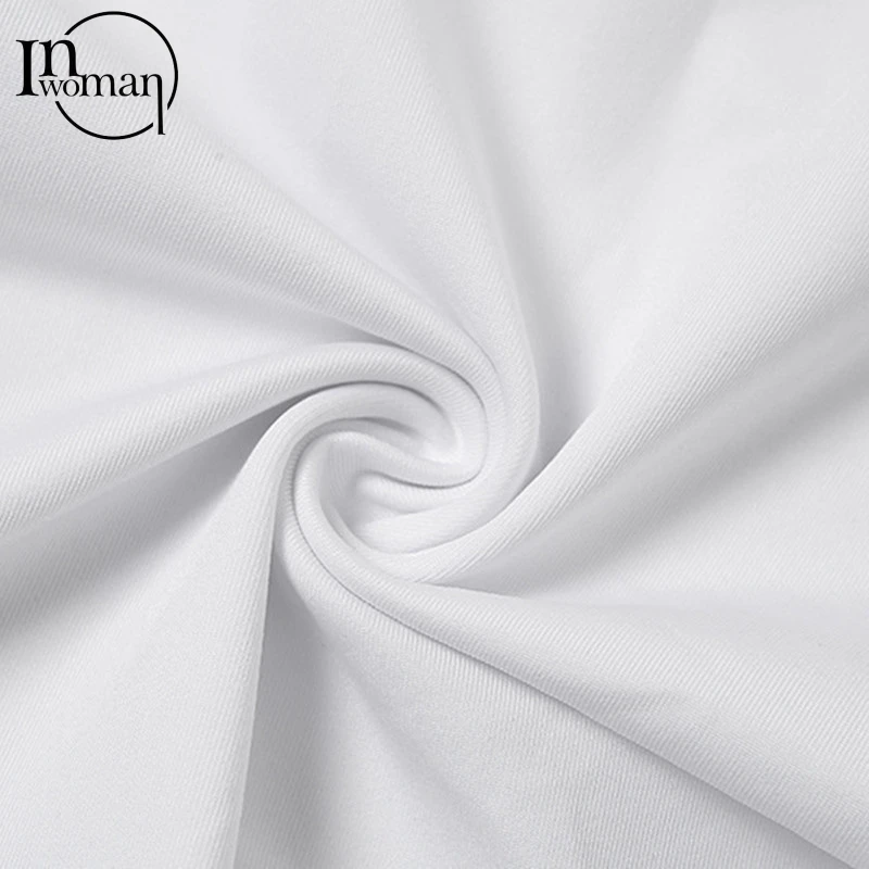 

Inwoman 2 Piece Sets Sexy Womens Outfits Summer Two Piece Shorts Sets Women Halter Turtleneck Lace Up Crop Top Matching Sets New