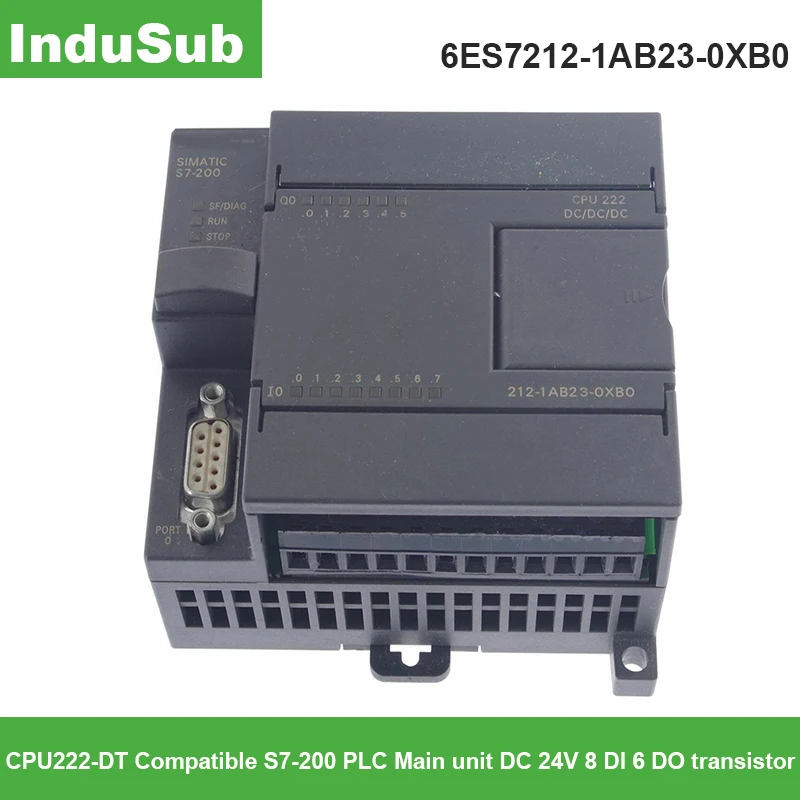 

S7-200 6ES7 212-1AB23-0XB0 CPU 222 PLC Main unit DC 24V 8 DI 6 DO transistor