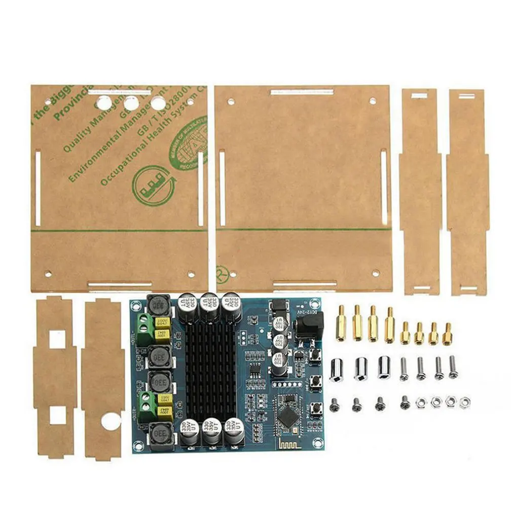 

TPA3116D2 Professional 120Wx2 Digital Bluetooth 4.0 Audio Receiver Amplifier Module Board Shell Acrylic Case