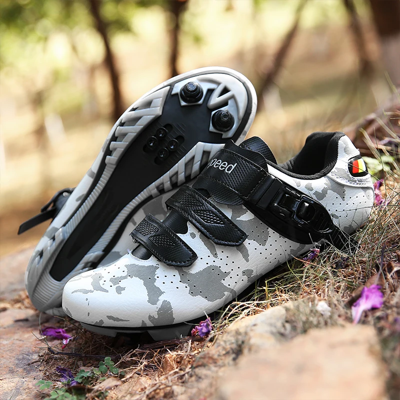 

Large size road cycling shoes ladies mountain cycling shoes self-locking shoes men's non-slip breathable racing sports shoes