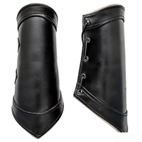 motorcycle leather vambraces glove for wrist forearm bracer medieval lacing armguard ancient greece rome warrior fencer gauntlet