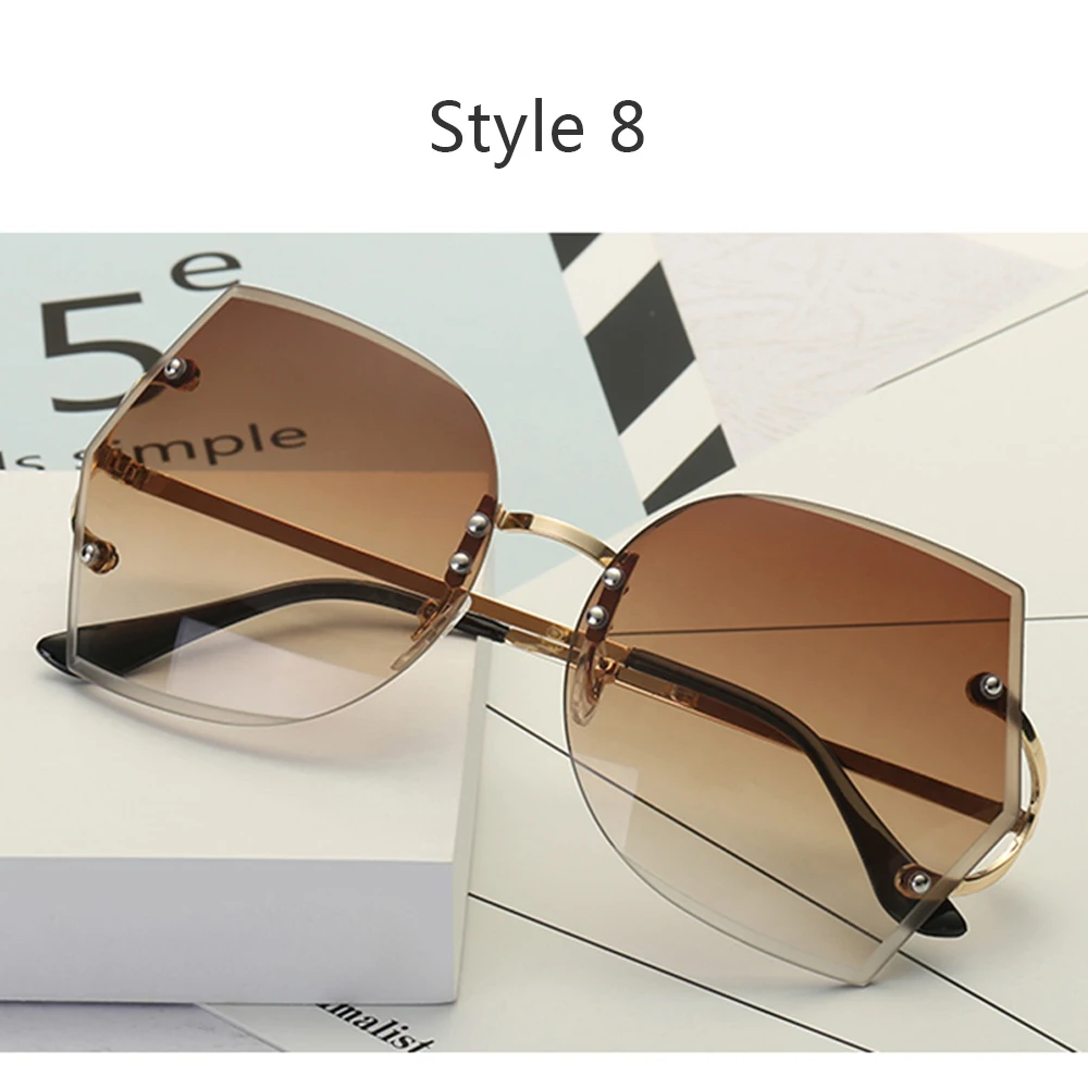 style 8 Модные солнцезащитные очки унисекс для езды на велосипеде с океанской пленкой, очки с защитой от ультрафиолета 400, Необычные линзы для езды на велосипеде - Цвет: style 8