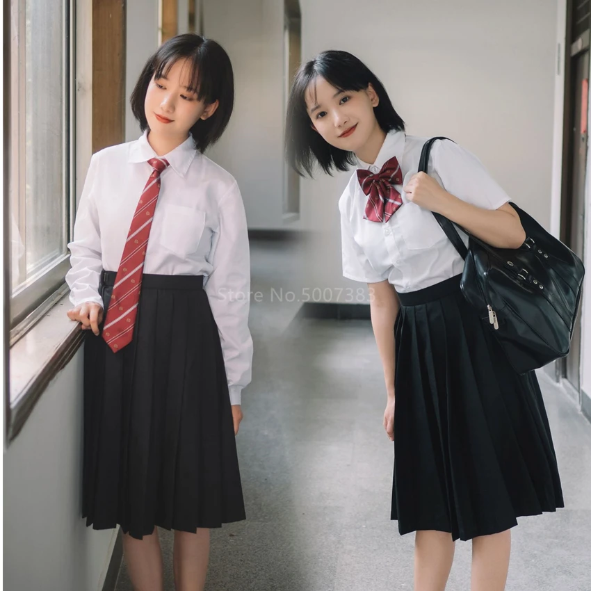 Одежда для девочек школьная форма аниме Cospaly японская длинная блуза с коротким