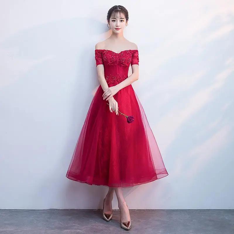 Изысканное женское платье Cheongsam с цветочным узором, элегантное вечернее платье полной длины, новинка, без рукавов, с круглым вырезом, свадебное платье для невесты - Цвет: Style F