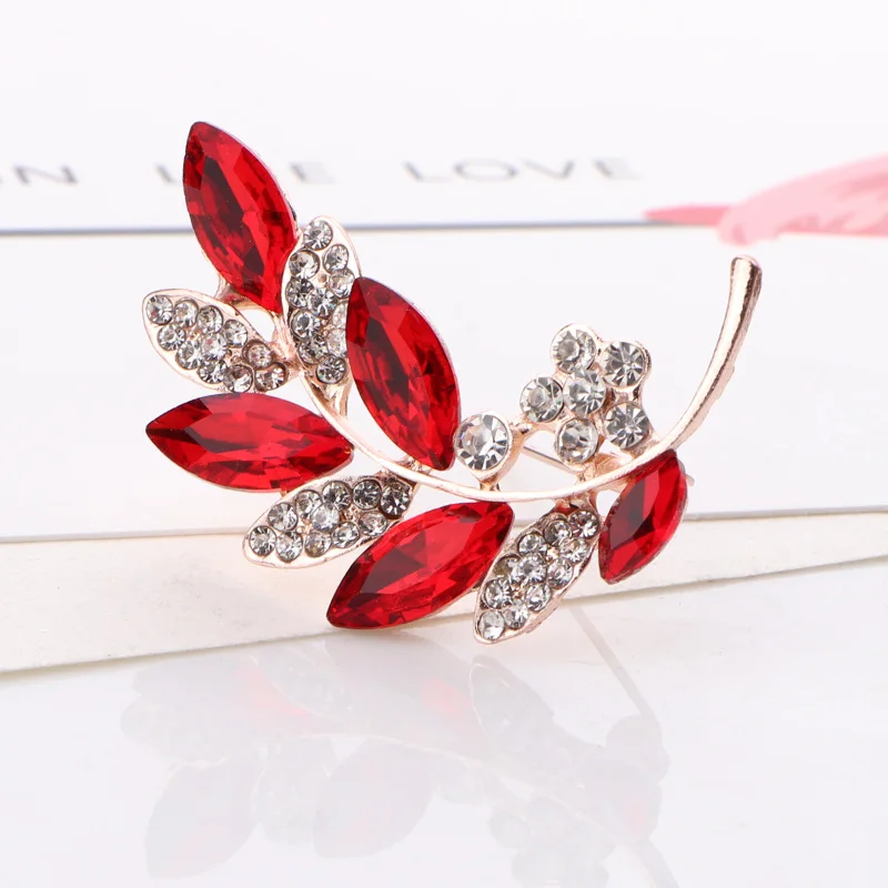 Брошь женская/Мужская из цинкового сплава и розового золота | Украшения