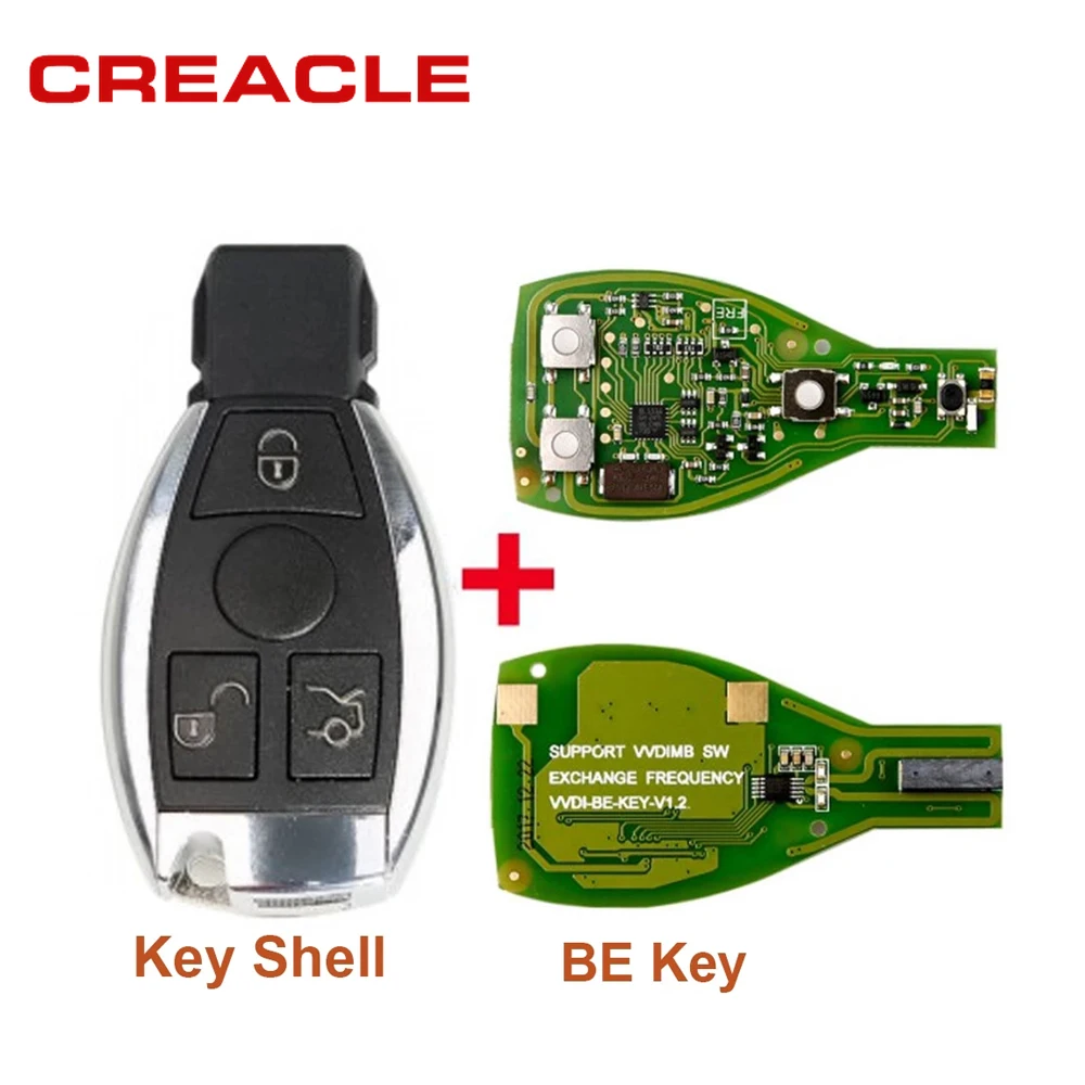 

С логотипом Xhorse VVDI BE Key Pro, улучшенная версия, смарт-ключ с 3 кнопками для Mercedes Benz