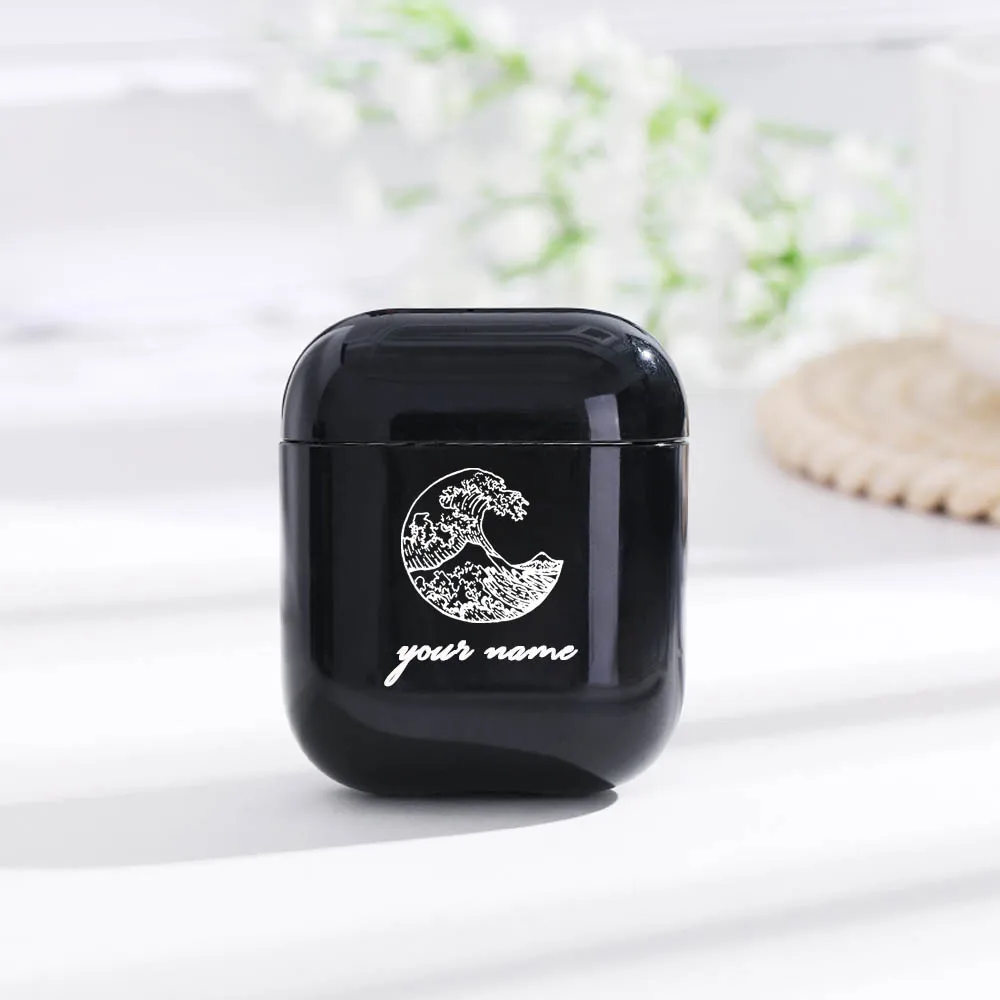 Звездный астронавт жесткий наушник чехол для Apple Airpods защитный чехол своими руками, на заказ ромашка черный наушник чехол для Airpods чехлы