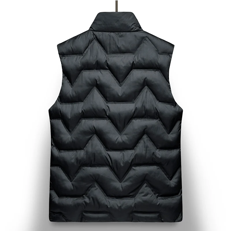 Жилет мужской утепленный на хлопковой подкладке куртка без рукавов повседневный