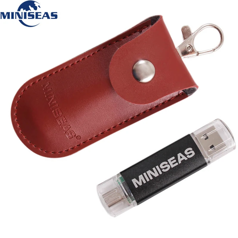 red and black MIniseas 2 цвета портативный otg usb флэш-накопитель 8 Гб 16 Гб внешний накопитель для системы Android устройство memory stick pen drive U stick - Цвет: red and black