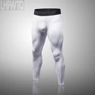 Брюки мужские компрессионные, облегающие эластичные штаны для бега, фитнеса, тренировок в тренажерном зале