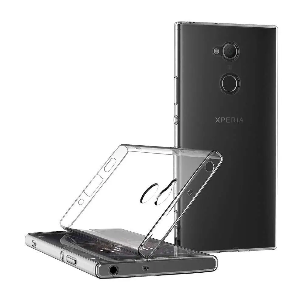 Чехол для Sony Xperia XA2 Plus TPU Силиконовый Прозрачный Бампер Мягкий чехол XA 2 Ультра