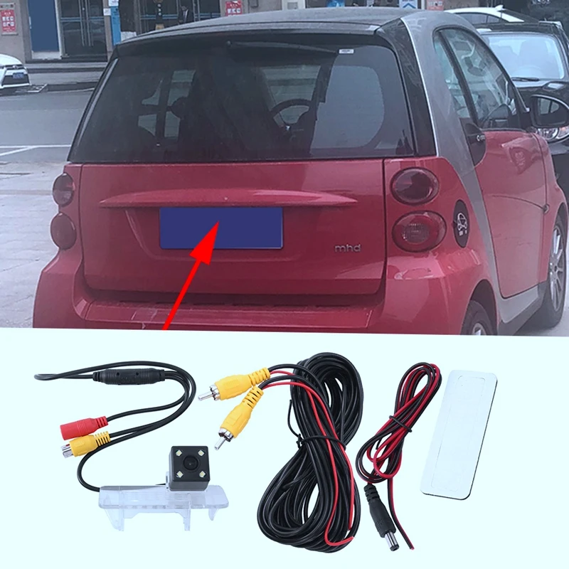 

Car 4LED Rear View Camera Reversing Camera for Benz Smart fortwo W451 2007 2008 2009 2010 2011 2012 2013 2014