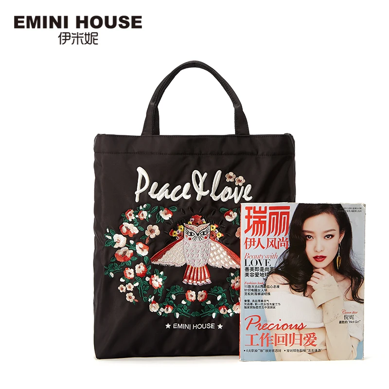 EMINI HOUSE нейлоновая женская сумка-тоут Повседневная сумка сумки через плечо