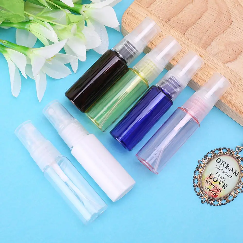 Мини пластиковый многоразовый пресс насос 20 мл пустая бутылочка с распылителем