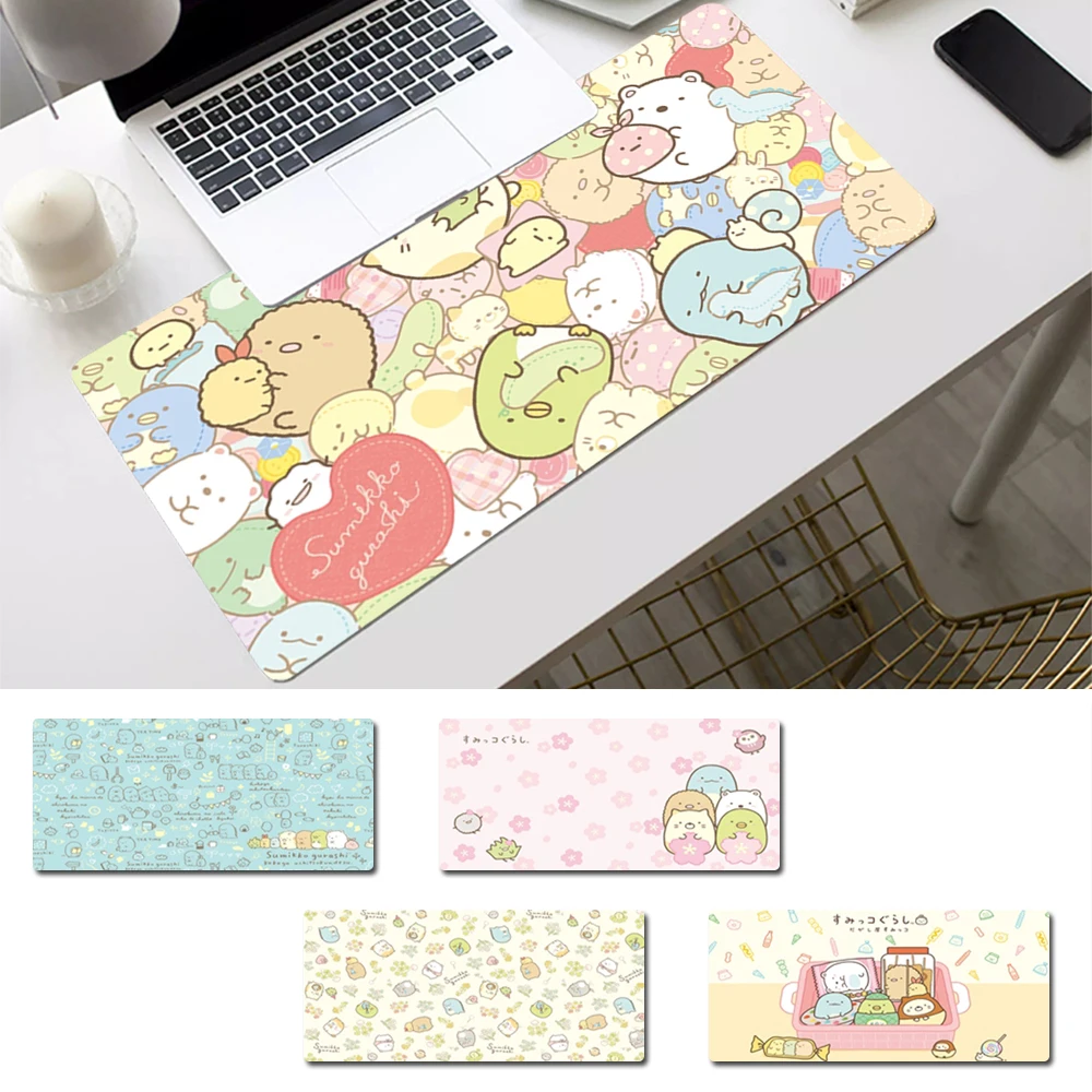 

Popolar Cartoon Sumikko Gurashi Mouse Pad Gamer Keyboard Maus Pad Desk Mouse Mat Game Accessories For Overwatch